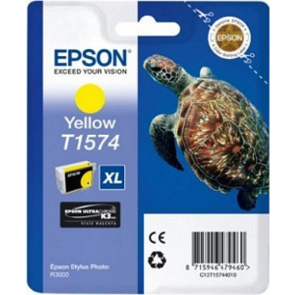 Epson T1574 Geel Cartridge