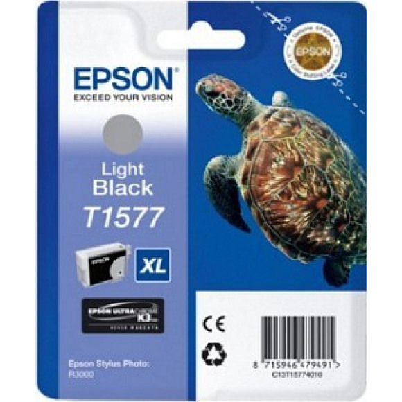 Epson T1577 Licht Zwart Cartridge