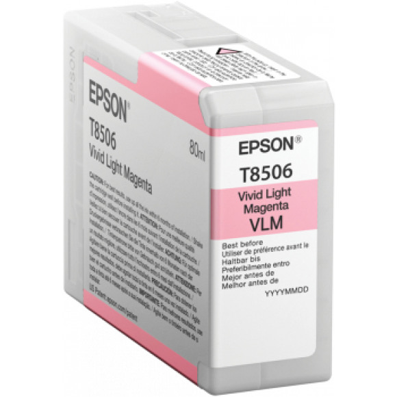 Epson C13T85060N inktcartridge 1 stuk(s) Origineel Helder licht magenta