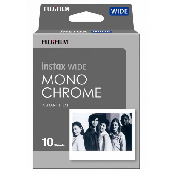 Fujifilm Instax Wide Film - Monochrome - 10 stuks