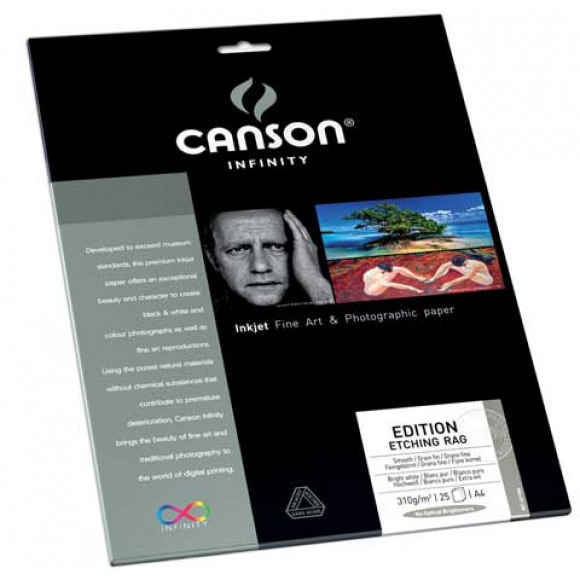 CANSON  EDITION ETCHING RAG 310g A4 25 vel