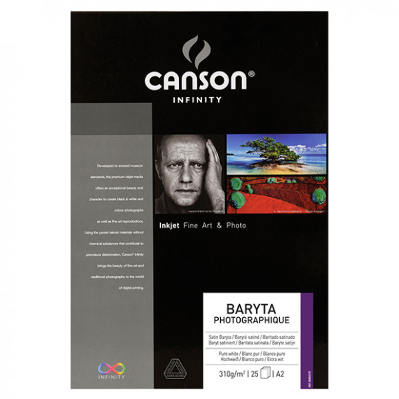 CANSON  BARYTA PHOTOGRAPHIQUE II 310g A2 25 vel