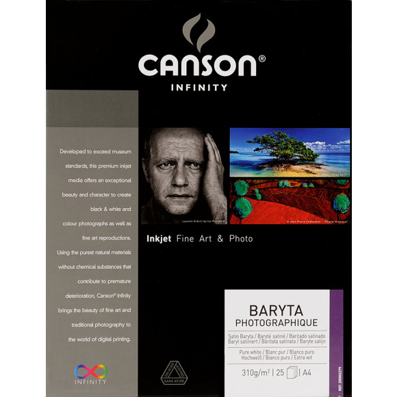 CANSON  BARYTA PHOTOGRAPHIQUE II 310g A4 25 vel