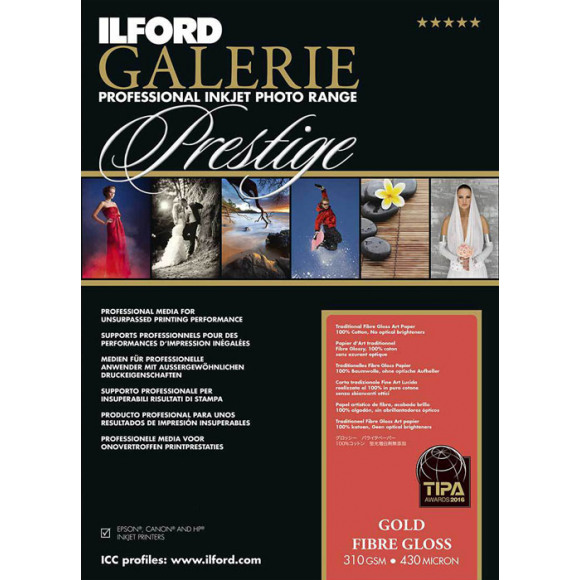 ILFORD  Gold Fibre Gloss 13x18 50v 310g Galerie Prestige
