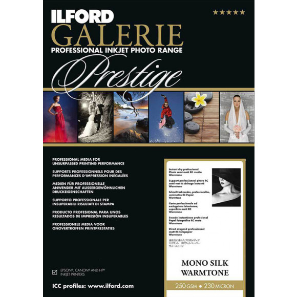 ILFORD  Mono Silk Warmtone 13x18 100v 270g Galerie Prestige