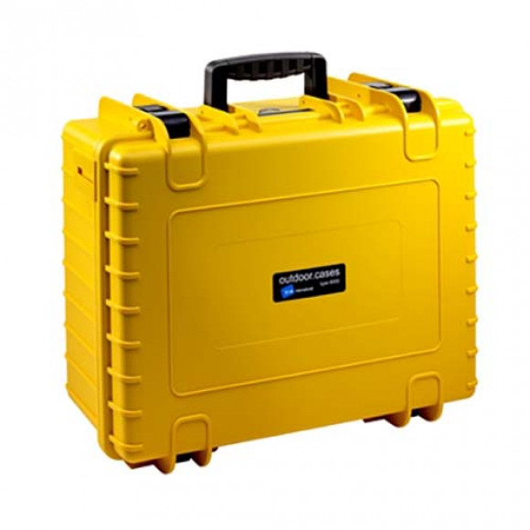 B & W International Outdoor-koffer outdoor.cases Typ 6000 32.6 l (b x h x d) 510 x 420 x 215 mm Geel 6000/Y/SI