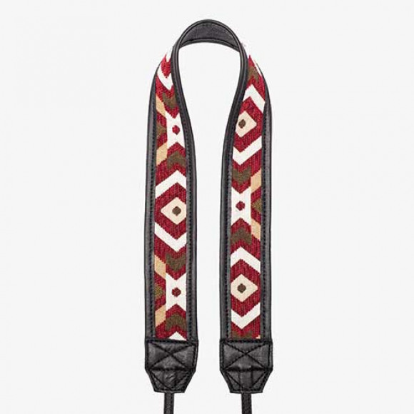 Bronkey Jaipur #115 - Fabric & Leather camera strap