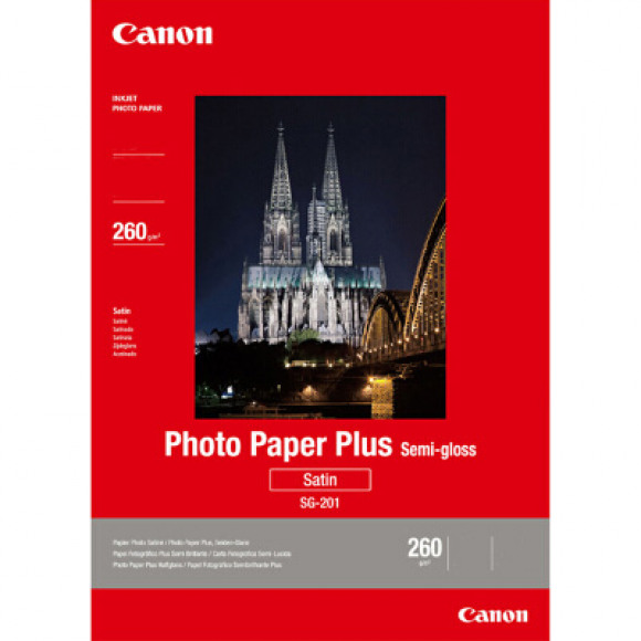 Fotopapier canon sg-201 a4 260 gr semi glans