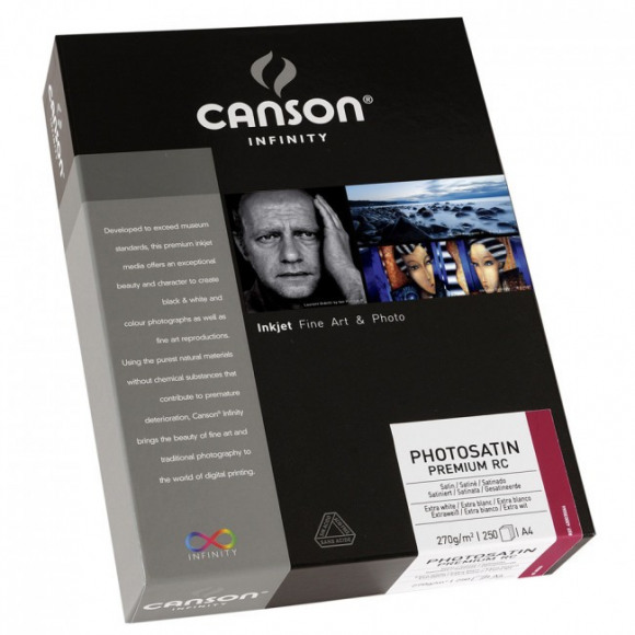 CANSON  PHOTOSATIN PREMIUM RC 270g A4 250 vel