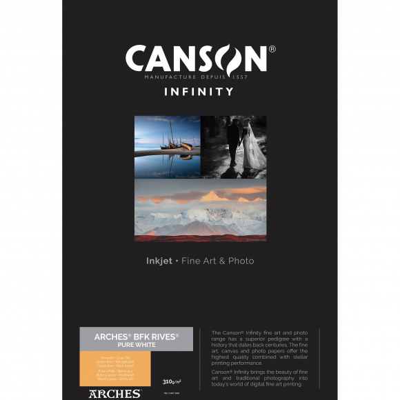 Canson Arches BFK Rives Pure White 61cm x 12m 310g