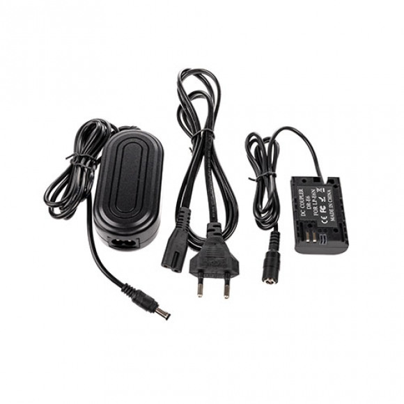 CARUBA  Canon LP-E6 full decoding Dummy battery +AC-E6 power adapter (US standard)