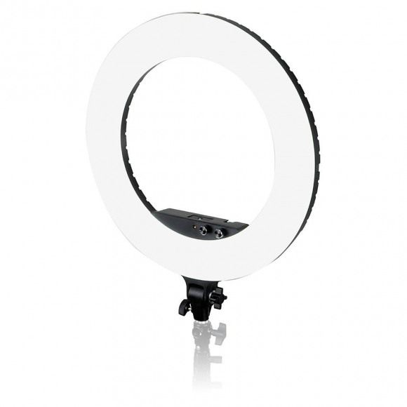 CARUBA  Round Vlogger Ringlamp 18 inch LED set PRO met tas - Black