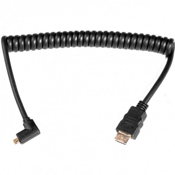 Caruba CHC-3 HDMI - Micro HDMI Spring Wire Angled