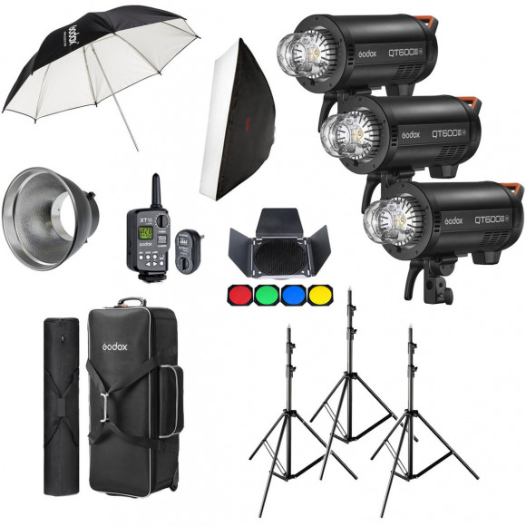 Godox QT600IIIM-D Trio Studio Kit