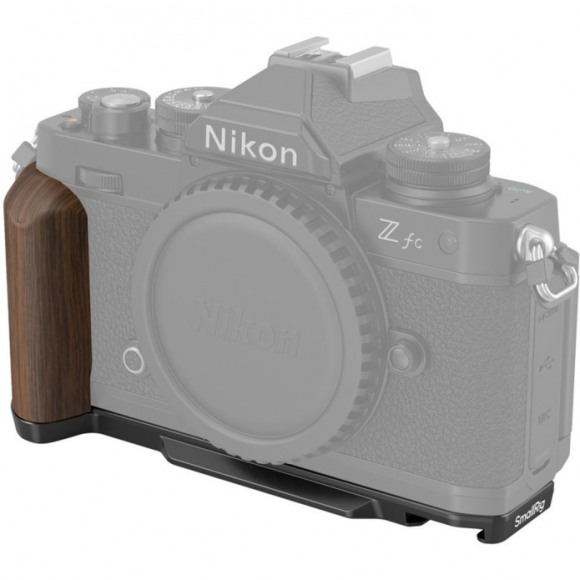 SmallRig 4802 Wooden L-Shape Grip for Nikon Z fc, zwart