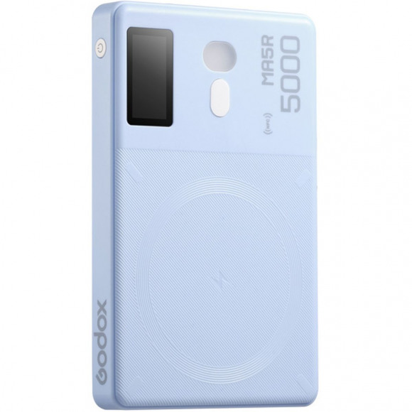 Godox MA5R Mobile Power Bank & RGB LED Light Blue