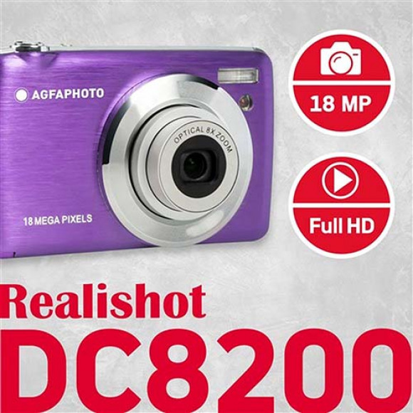 AgfaPhoto DC8200 Compact camera Paars