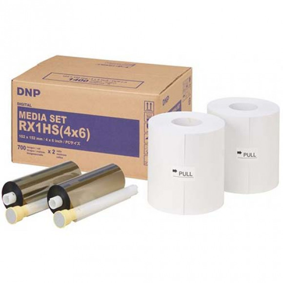 DNP Papier DSRX1HS-4X6 2 Rol à 700 St. 10x15 voor DS-RX1HS