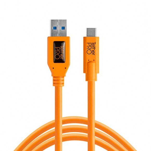 Tether Tools TetherPro USB 3.0 naar USB-C 4.6m kabel Oranje