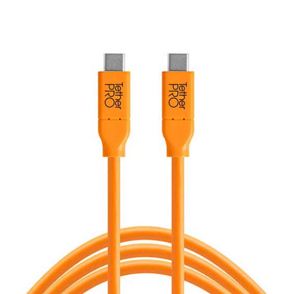 Tether Tools TetherPro USB-C naar USB-C 4.6m kabel Oranje