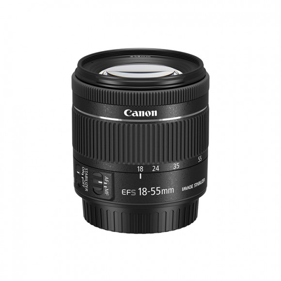 Canon EF-S 18-55 mm F4.0-5.6 IS STM 58 mm filter (geschikt voor Canon EF-S) zwart