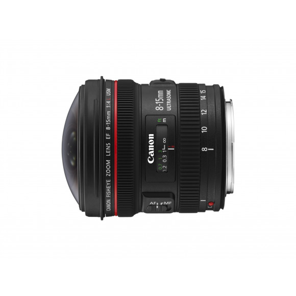 Canon EF 8-15 mm F4.0 L Fisheye (geschikt voor Canon EF) zwart
