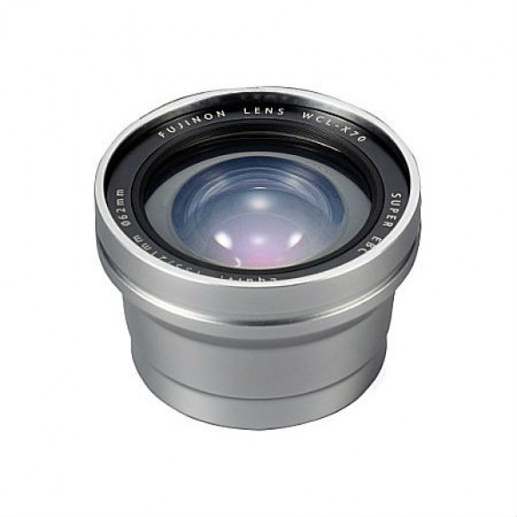 FUJIFILM  WCL-X70 Wide Conversion Lens SILVER for X70