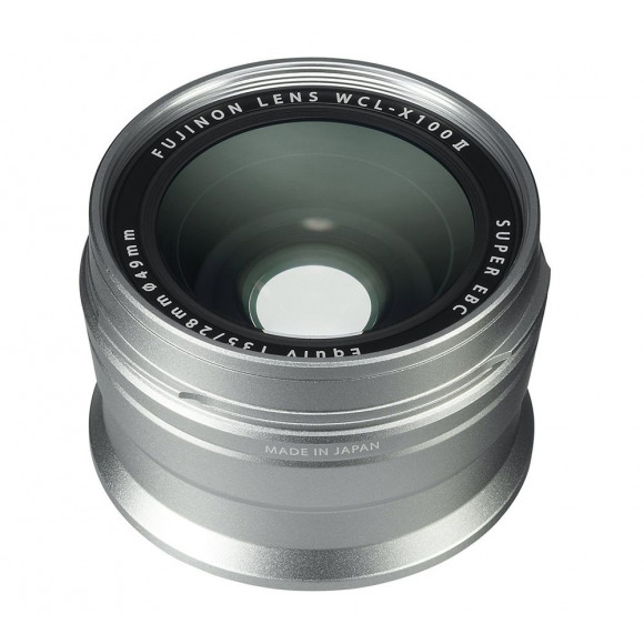 FUJIFILM  WCL-X100II Groothoek conversie lens Zilver