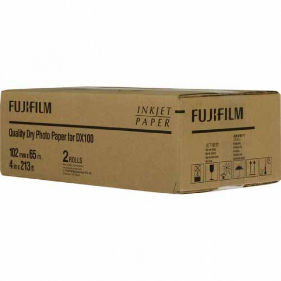 Fujifilm Dry Photo Paper DX 250 SATIN 102mm x 65m 2 rolls