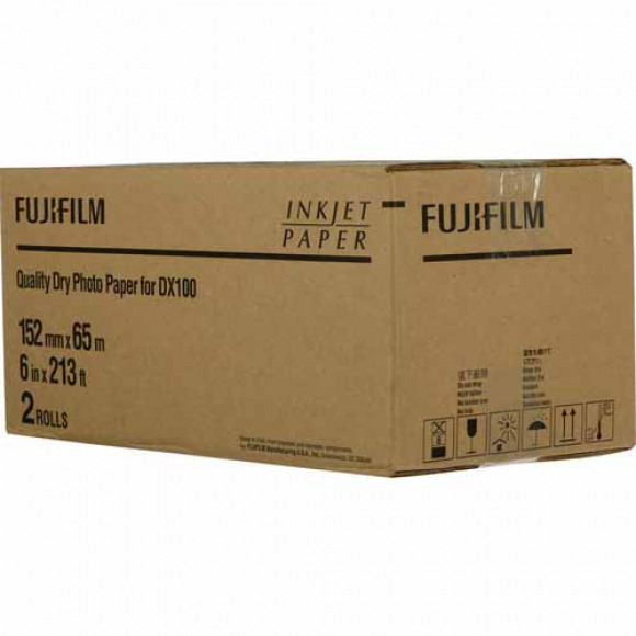 Fujifilm Dry Photo Paper DX 250 SATIN 152mm x 65m 2 rolls