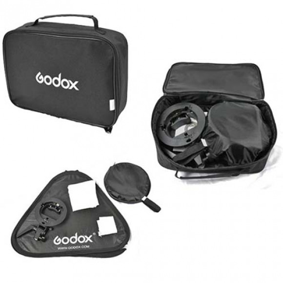GODOX S-type Bracket Bowens + Softbox 80x80cm + Grid
