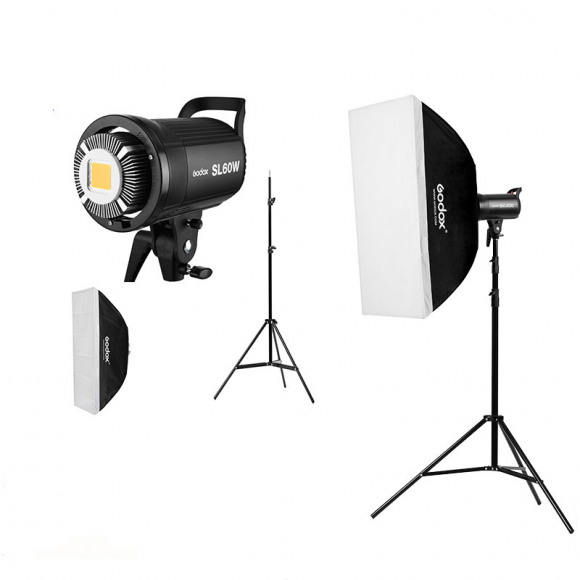 Godox SL60W LED videolamp Trio Kit