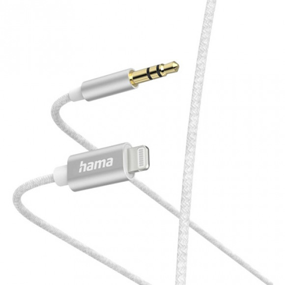 Hama 201522 Audiokabel Lightning Naar 3.5mm Jack 1m Wit
