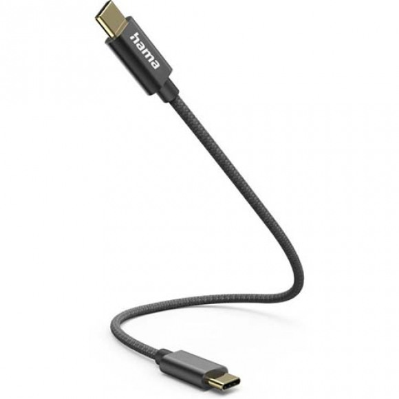 Hama 00201604 USB-kabel 0,2 m USB 2.0 USB C Zwart