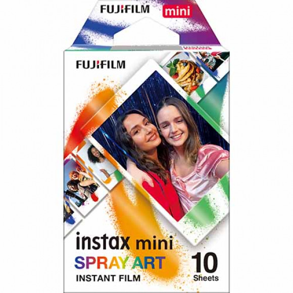 Fuji Instax Mini Film Spray Art 1x10