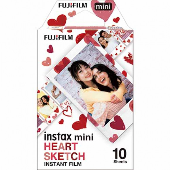 Fujifilm instax mini Film Heart Sketch
