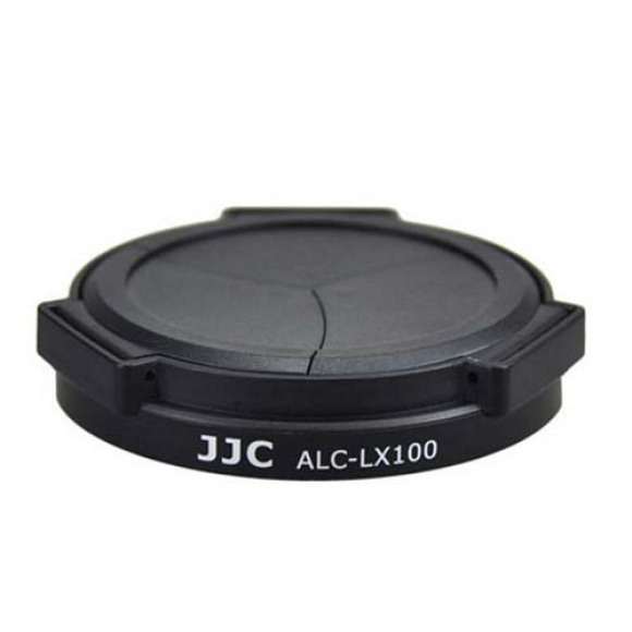 JJC ALC-LX100 Zwart - Automatic Lens Cap voor Panasonic DMC-LX100