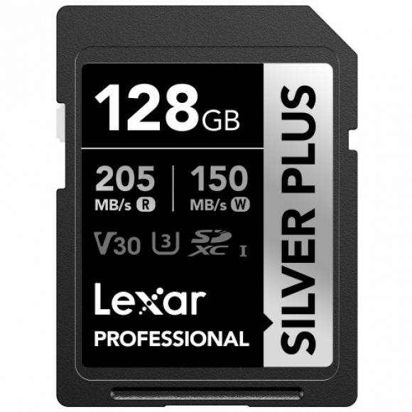 Lexar SD Silver Plus UHS-1 128GB V30