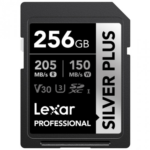 Lexar SD Silver Plus UHS-1 256GB V30