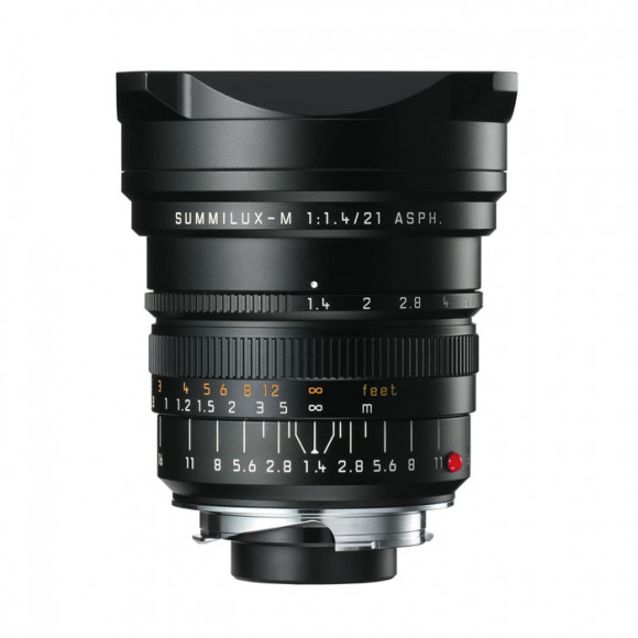 Leica Summilux-M 21mm f/1.4 ASPH M-mount objectief Zwart