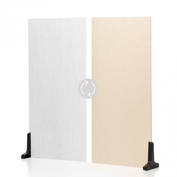 V-Flat World Duo-Board Double-Sided Background Linen White/Linen Cream