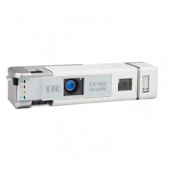 Lomography Lomomatic 110 Camera & Flash - Zebra Crossing Edition
