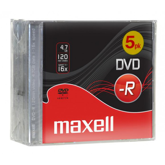 DVD-R 4.7 GB 5 pak