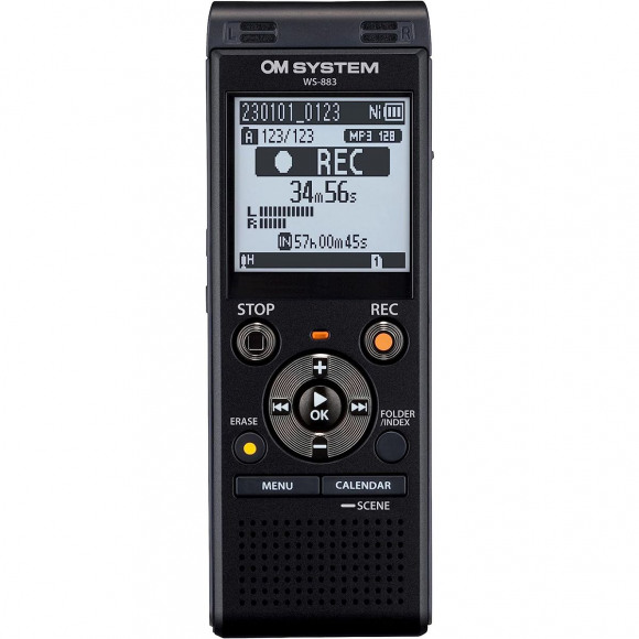OM System WS-883 stereo voice recorder