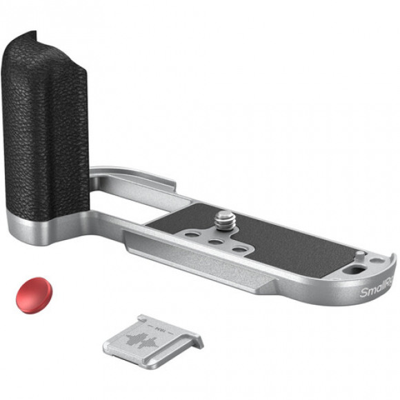 SmallRig 4713B Siliconen L-vormige grip voor Fujifilm X-T50, zilver