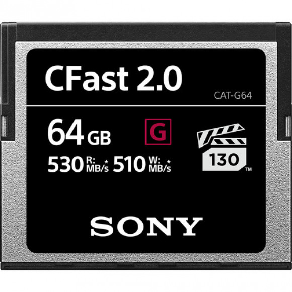 SONY  CFast 2.0 64GB G R530 W510   VPG130