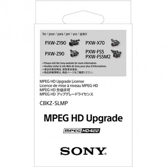Sony CBKZ-SLMP MPEG HD Upgrade License