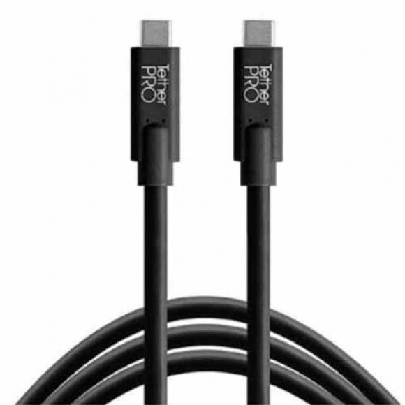 Tether Tools TetherPro USB-C naar USB-C 4.6m kabel Zwart