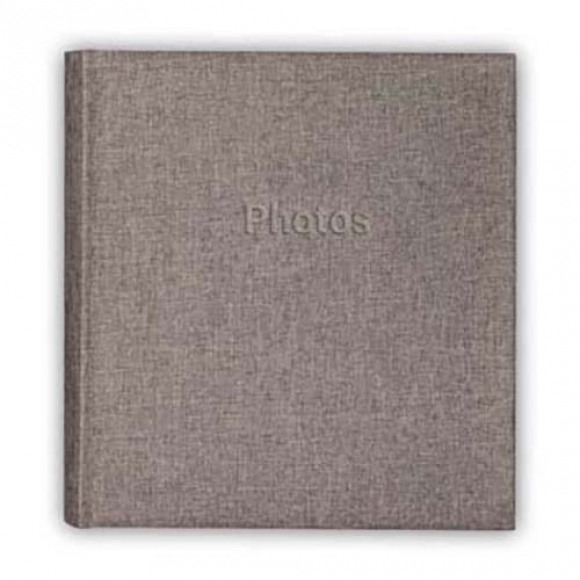 Fotoboek/fotoalbum met 30 paginas bruin - 29 x 31 x 4 cm