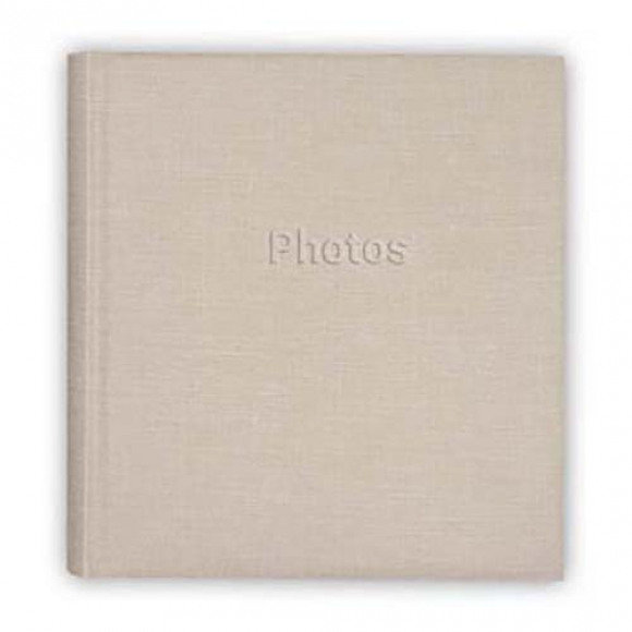 Fotoboek/fotoalbum met 30 paginas creme - 29 x 31 x 4 cm